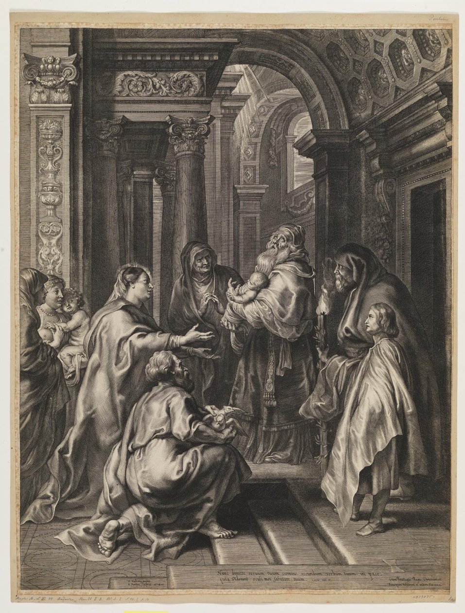 Die Darstellung im Tempel von Paulus Pontius