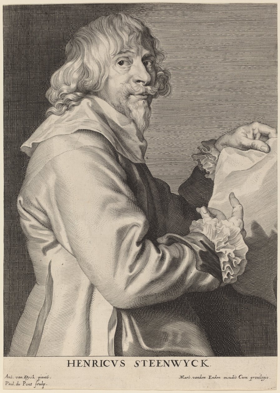 Henricus Steenwyck von Paulus Pontius after Sir Anthony van Dyck