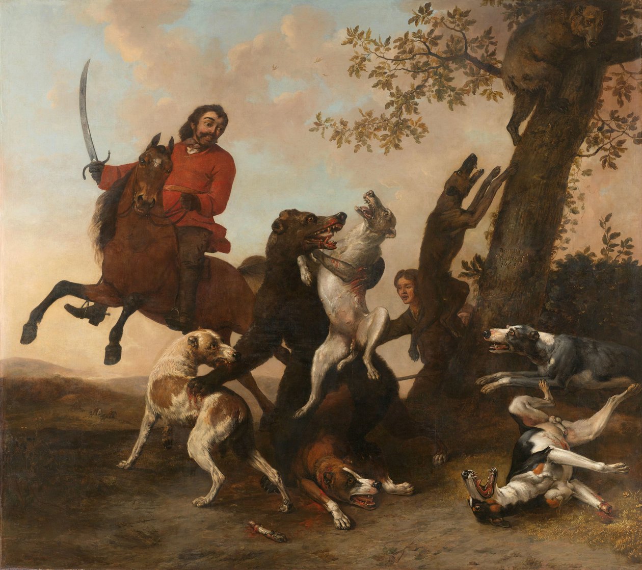 Bärenjagd von Paulus Potter