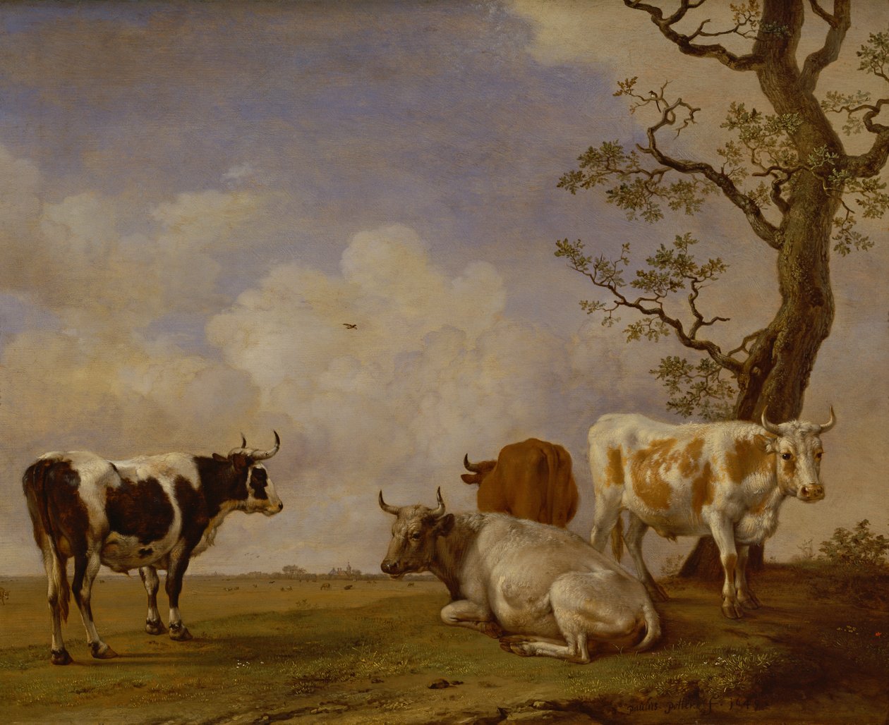 Vier Stiere von Paulus Potter