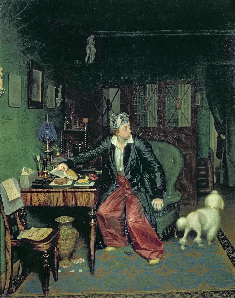 Das Frühstück des Aristokraten, 1849-50 von Pavel Andreevich Fedotov