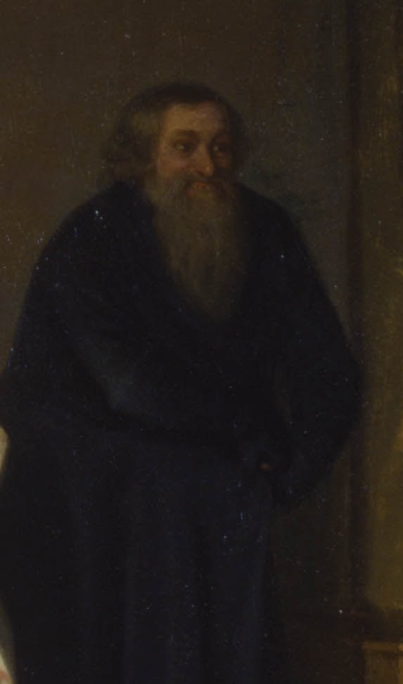 Der Major macht einen Heiratsantrag in einem Kaufmannshaus von Pavel Andreevich Fedotov