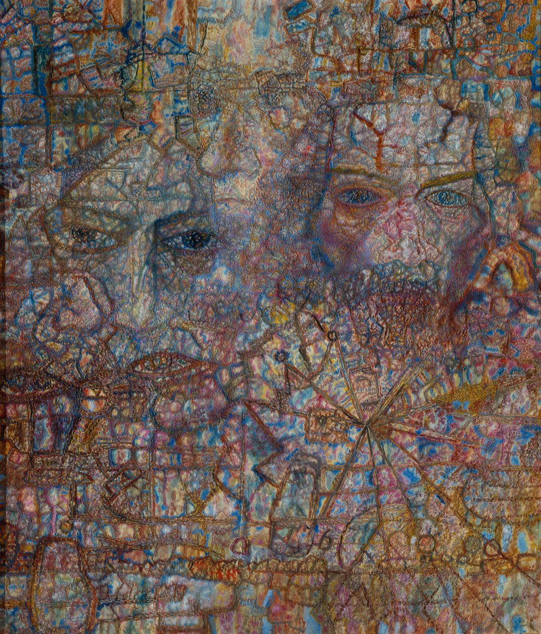 Gesichter, 1940 von Pavel Nikolayevich Filonov