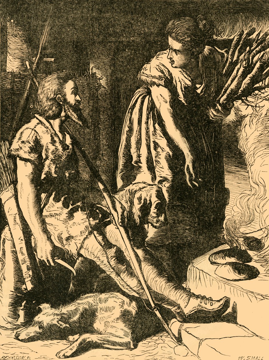 Alfred in der Hütte des Viehhirten von Pearson