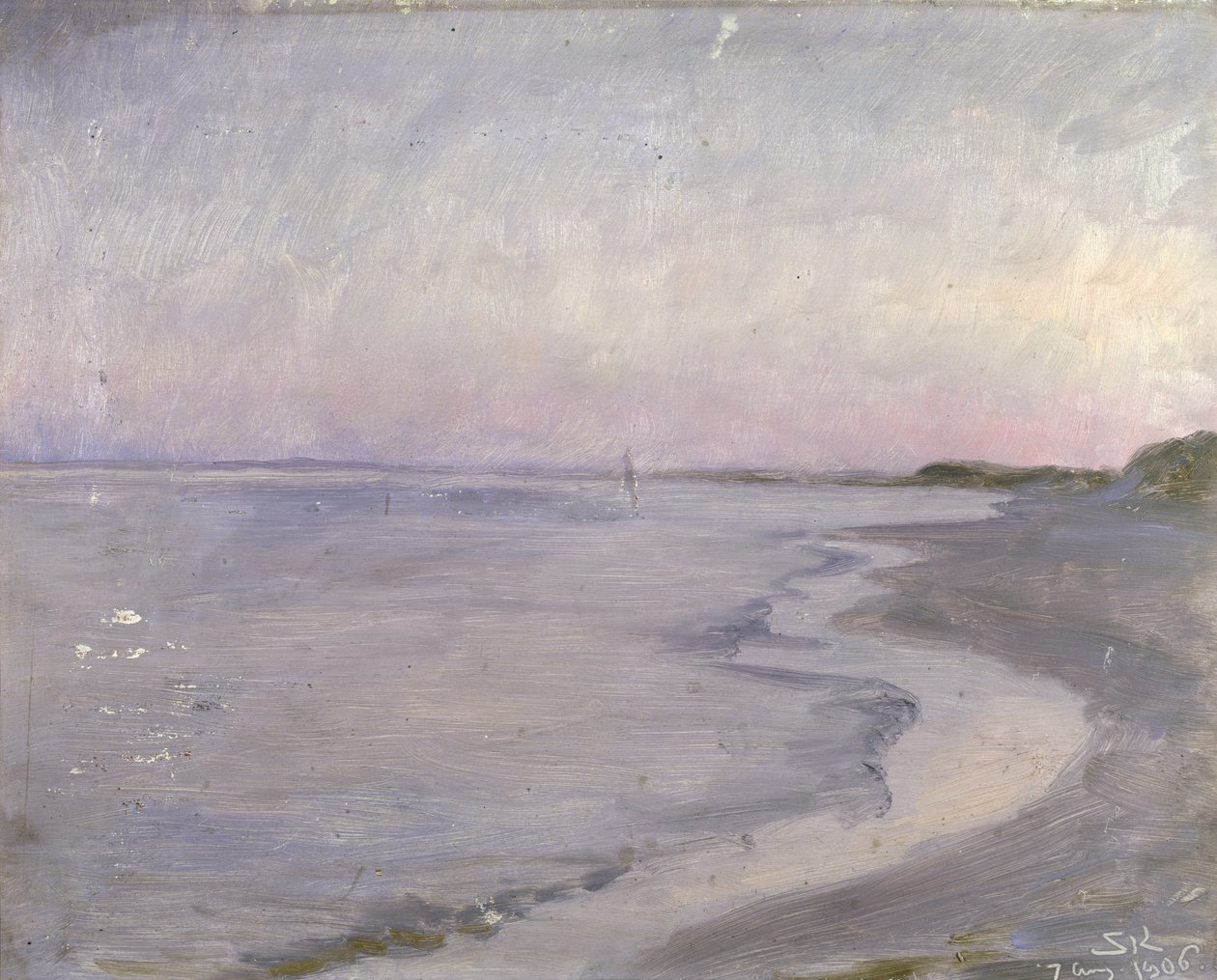 Eine Küstenszene von Peder Severin Krøyer