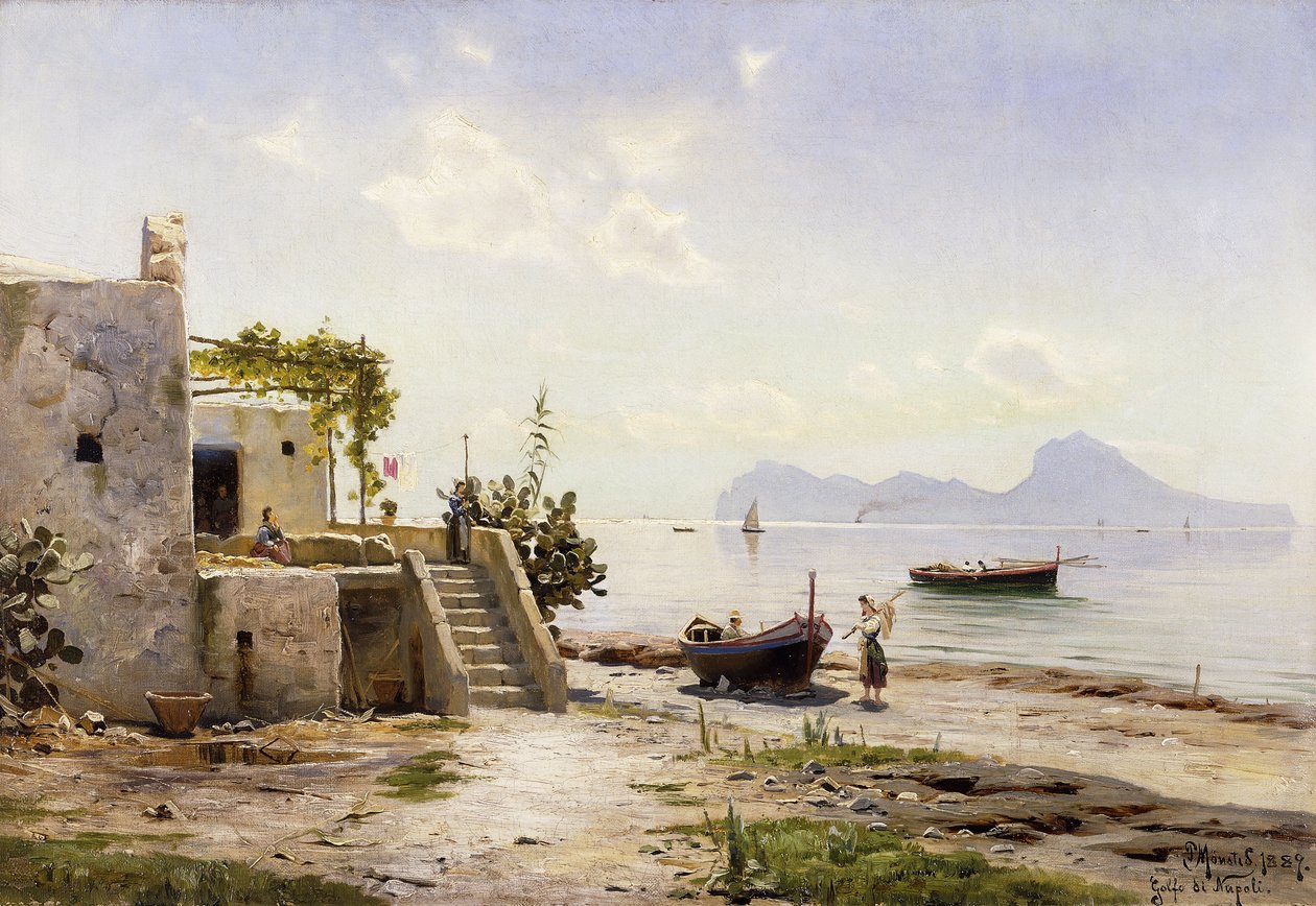 Von Sorrent nach Capri von Peder Monsted
