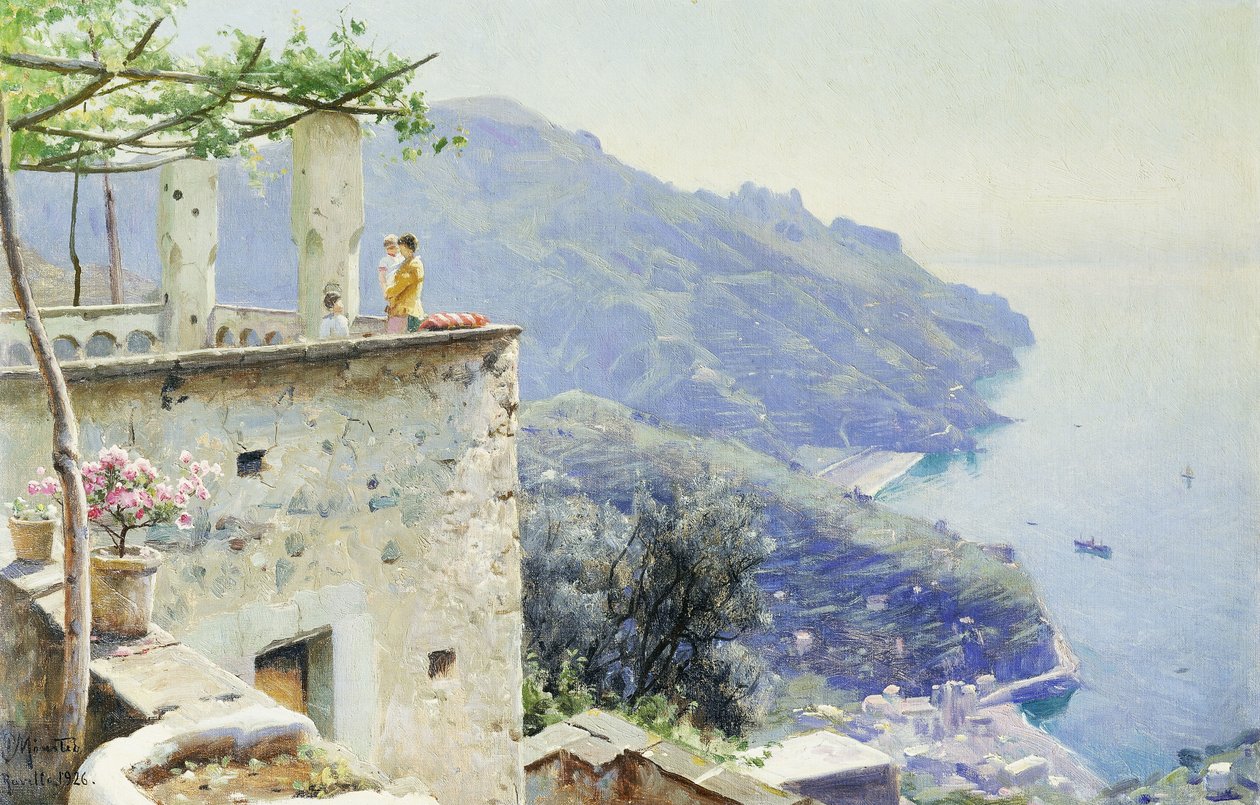 Die Küste von Ravello von Peder Monsted