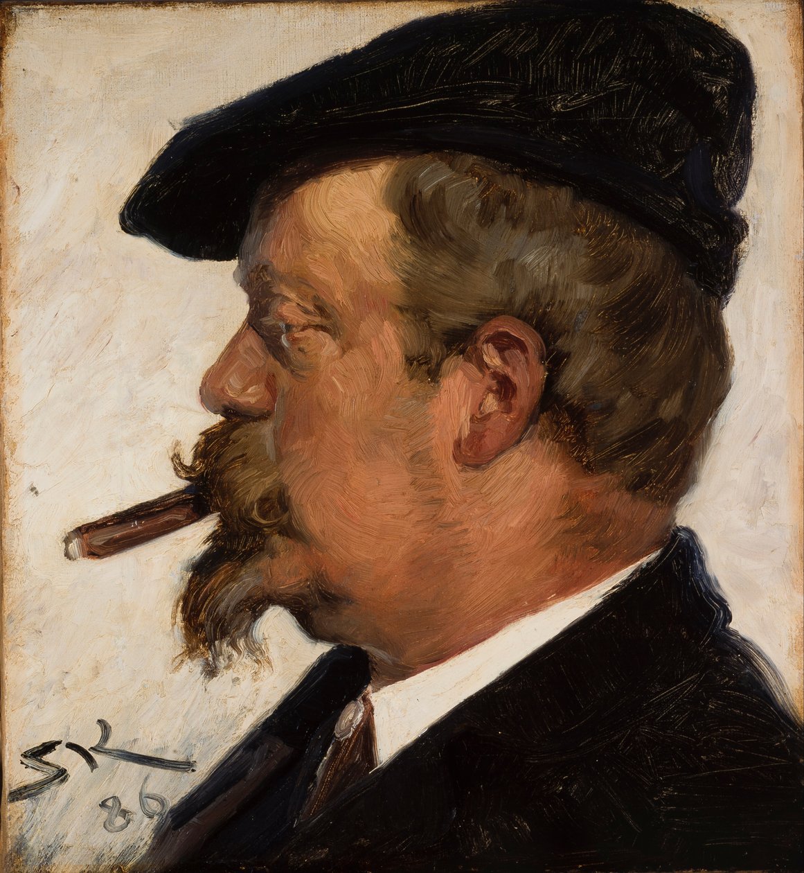 Porträt von Vilhelm Rosenstand von Peder Severin Krøyer