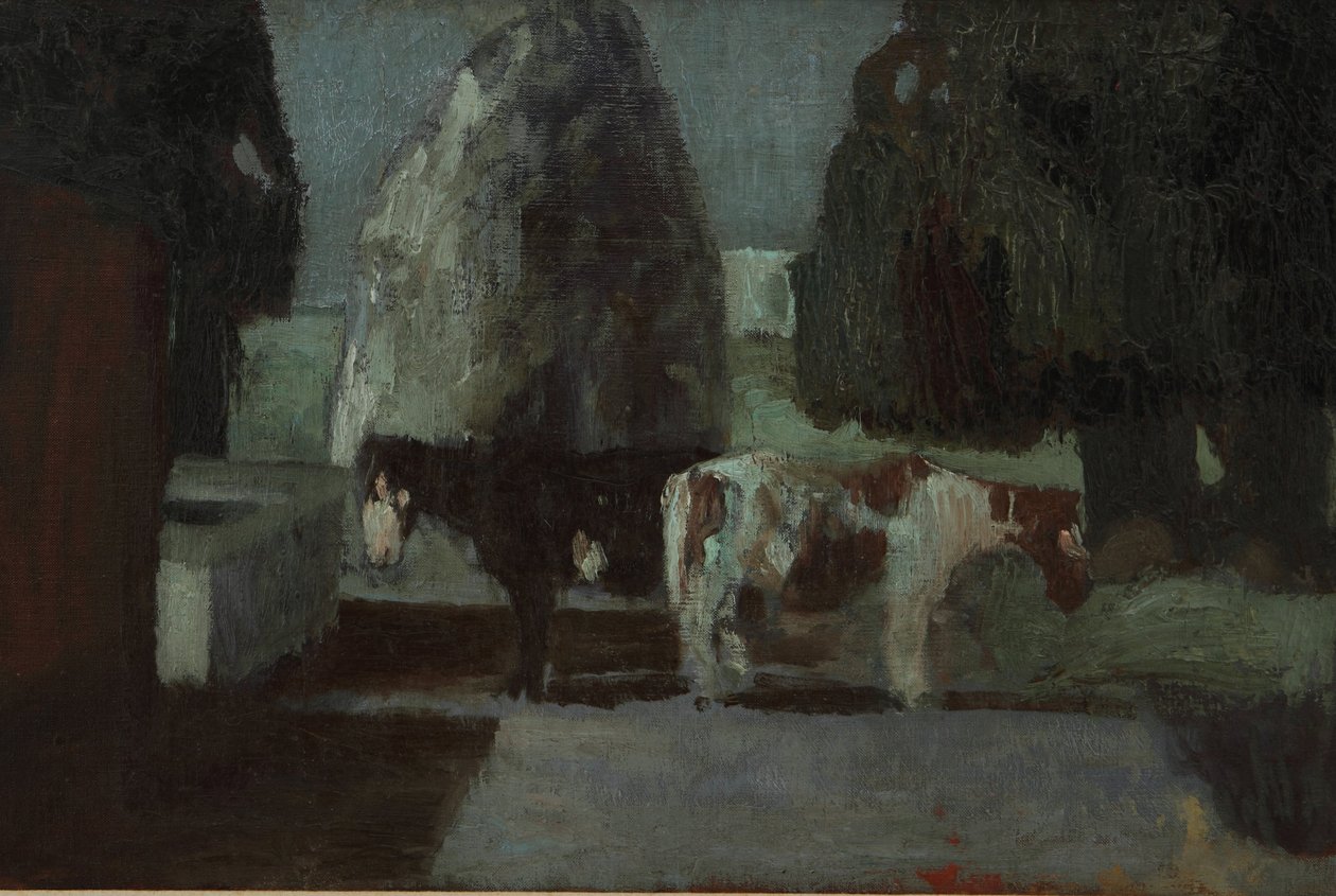 Garten unter dem Mond oder Ruhe in der Quinta von Pedro Figari