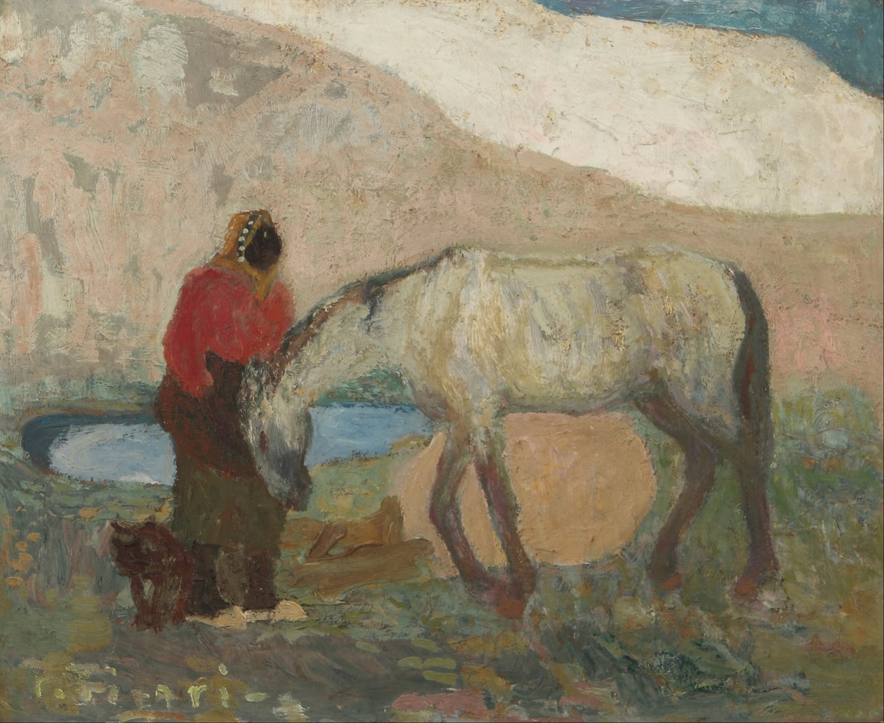 Wäscherinnen in den Dünen oder Die Freunde von Pedro Figari