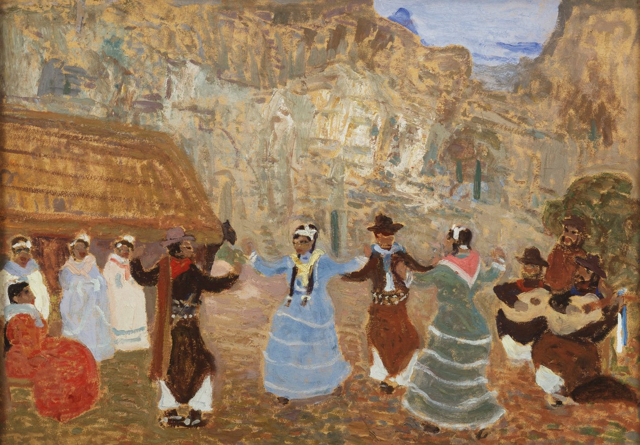 Kreolischer Tanz von Pedro Figari