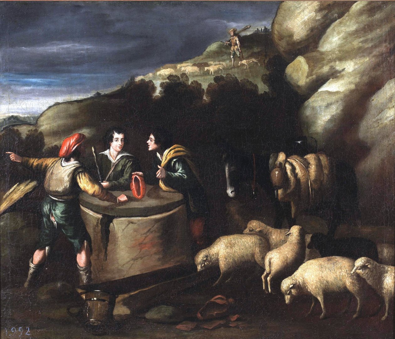 Jakob im Brunnen von Pedro Orrente