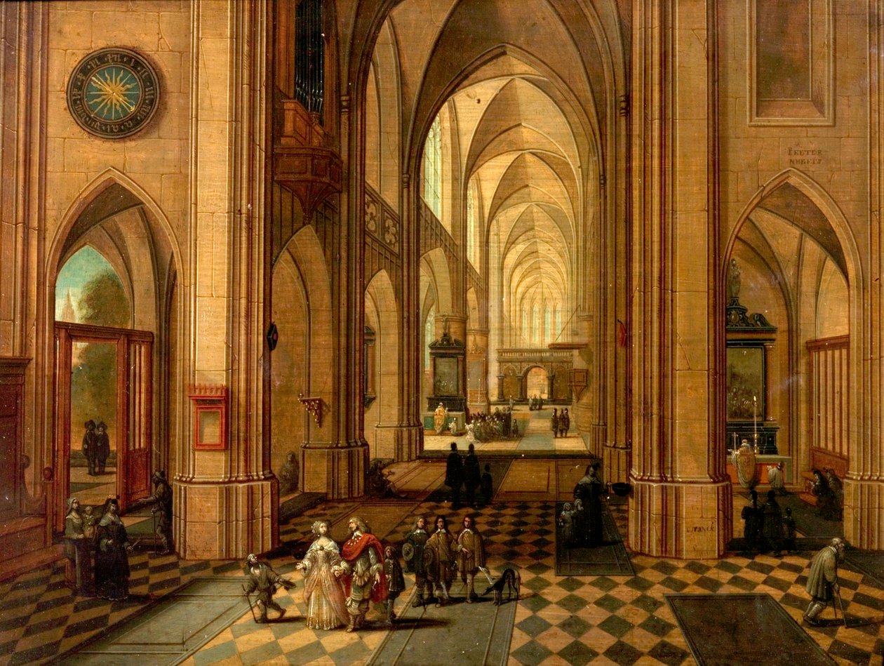 Kathedrale von Antwerpen von Pieter the Elder Neeffs