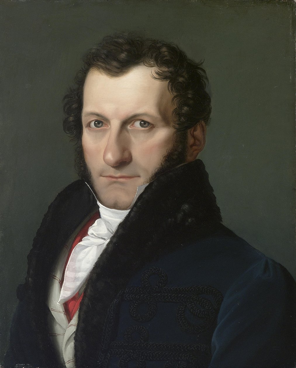 Bildnis des Sammlers und Mäzens Conte Colonnello Teodoro Arese Lucini von Pelagio Palagi
