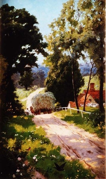 Der Heuwagen von Percy Tarrant