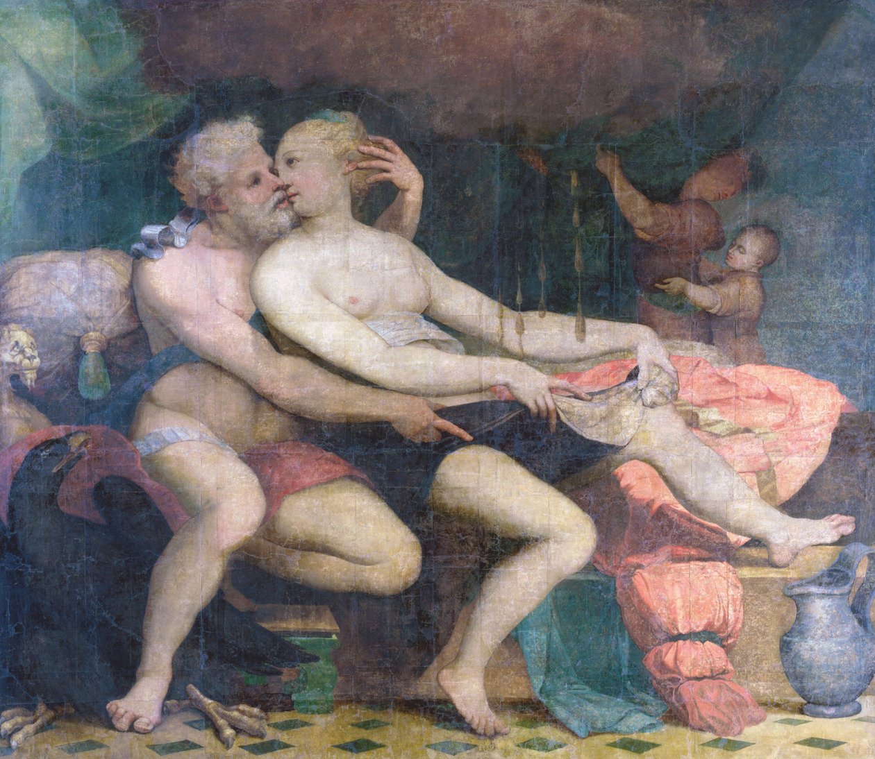 Jupiter und Danae, ca. 1533-1534 von Perino del Vaga
