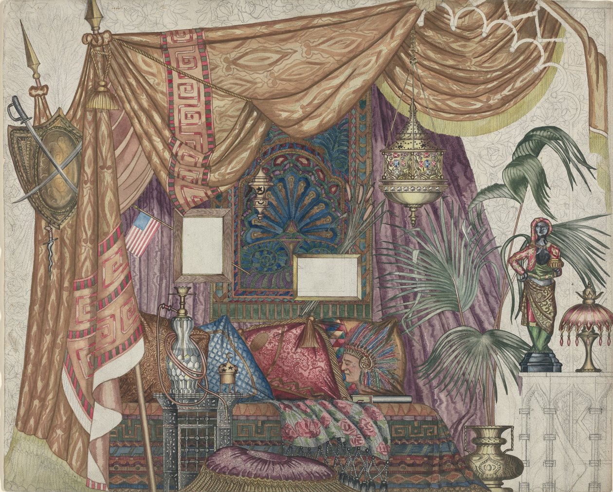 Gemütliche Ecke, 1935-1942 von Perkins Harnly