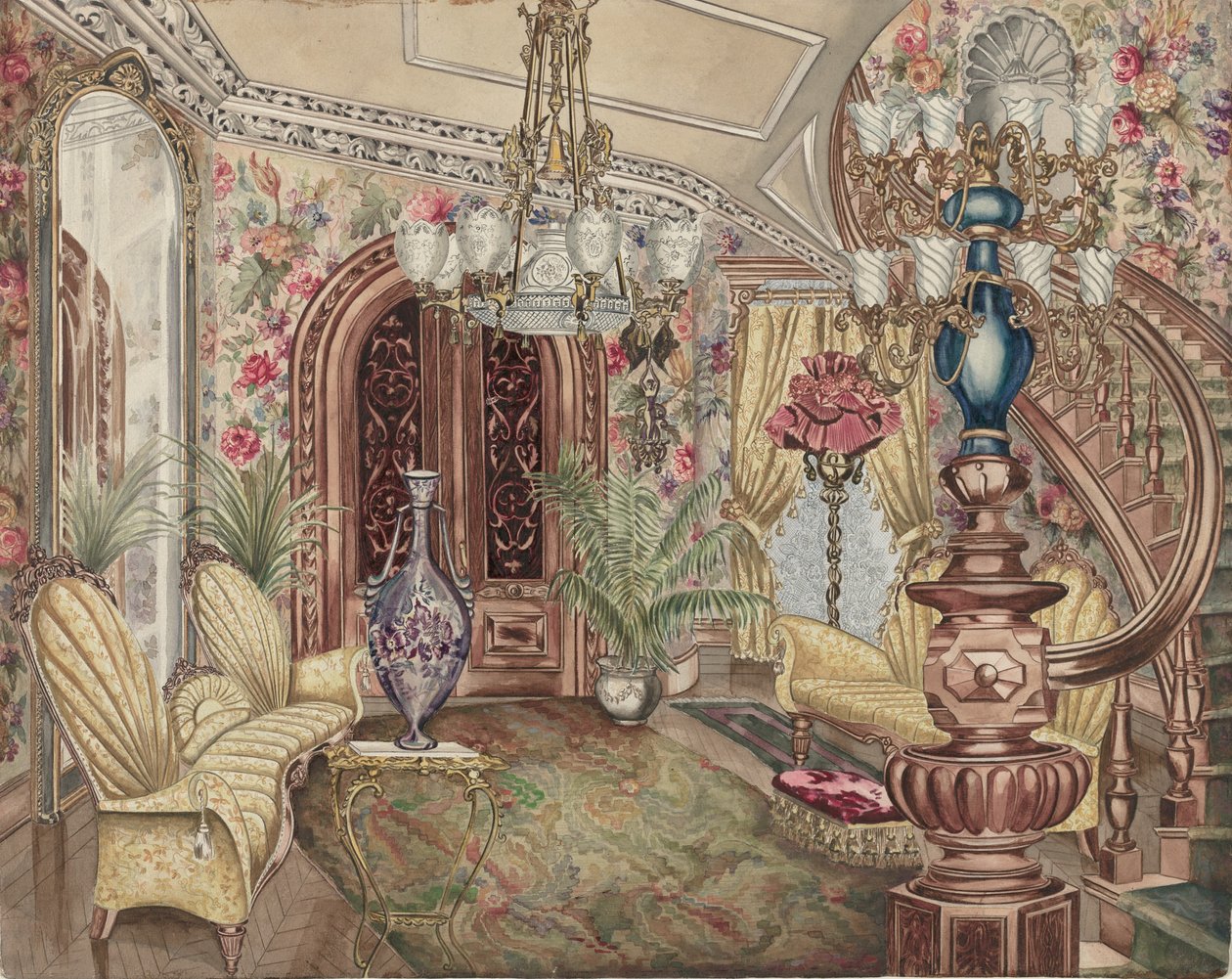 Eingangshalle, 1935-1942 von Perkins Harnly