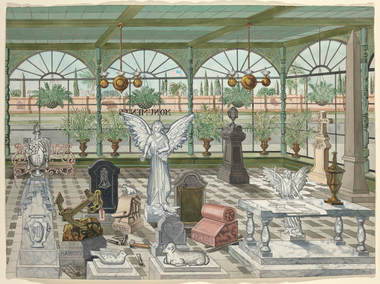 Monumentausstellungsraum, 1888 von Perkins Harnly