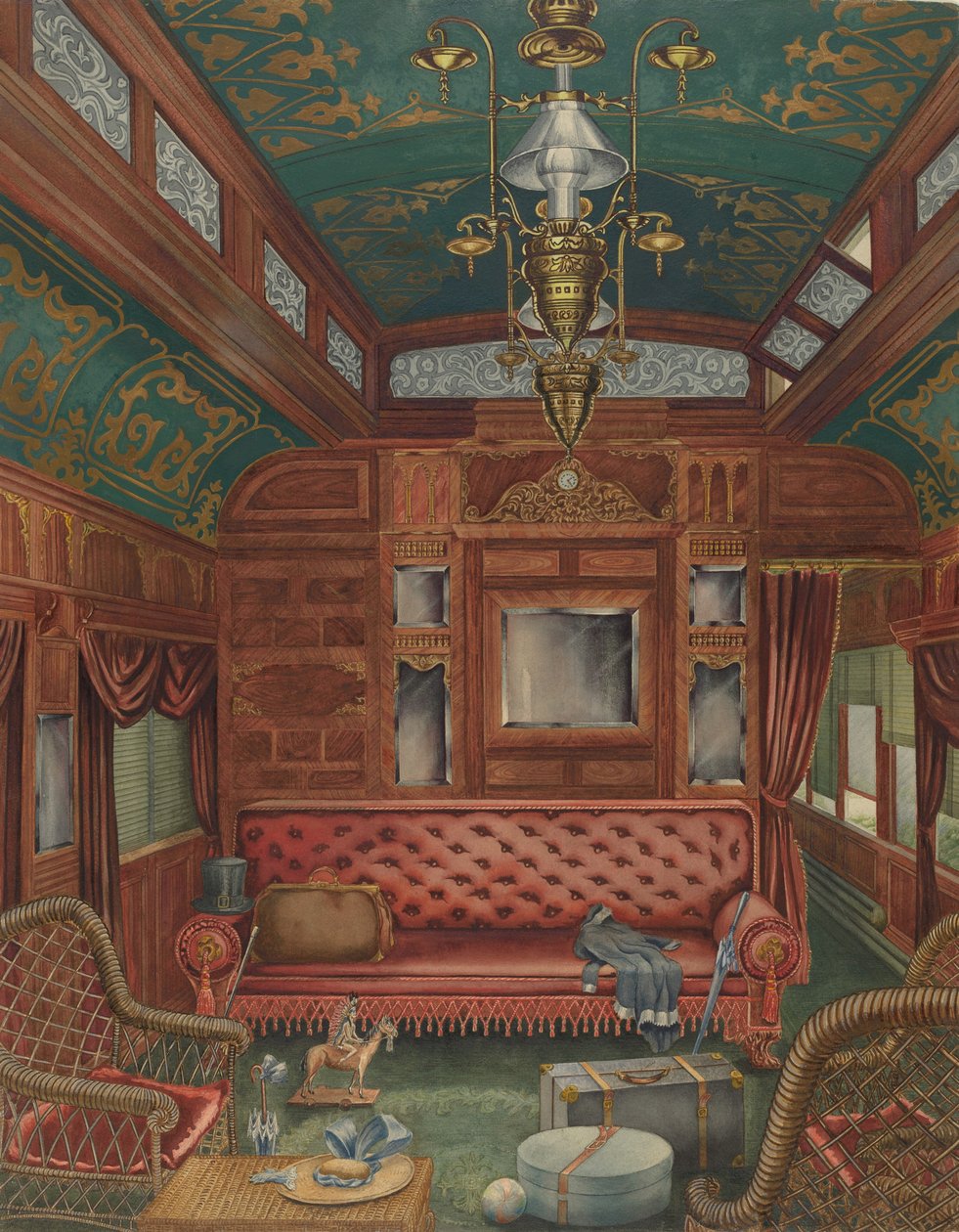 Pullman-Wagen, ca. 1940 von Perkins Harnly