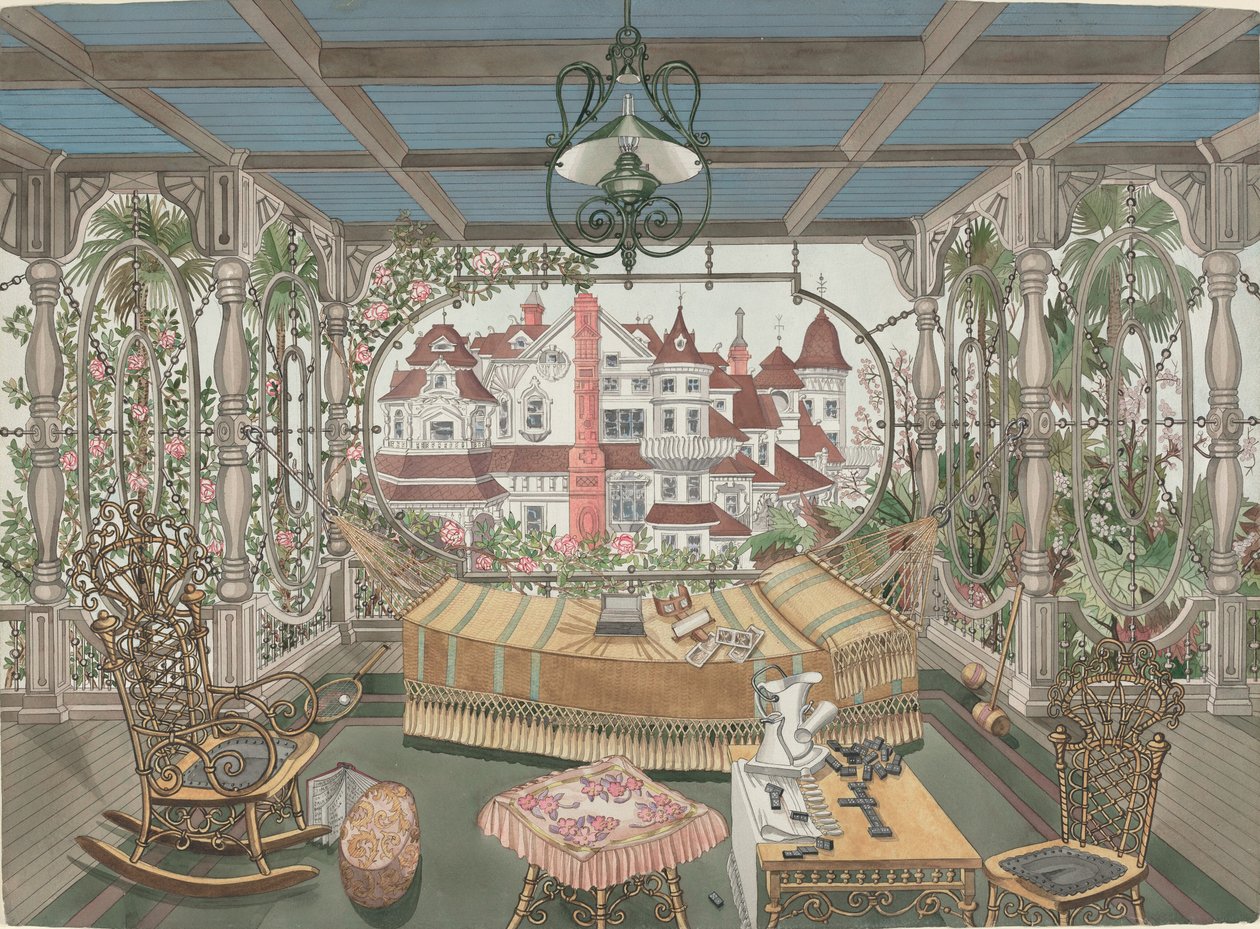 Veranda, 1885 von Perkins Harnly