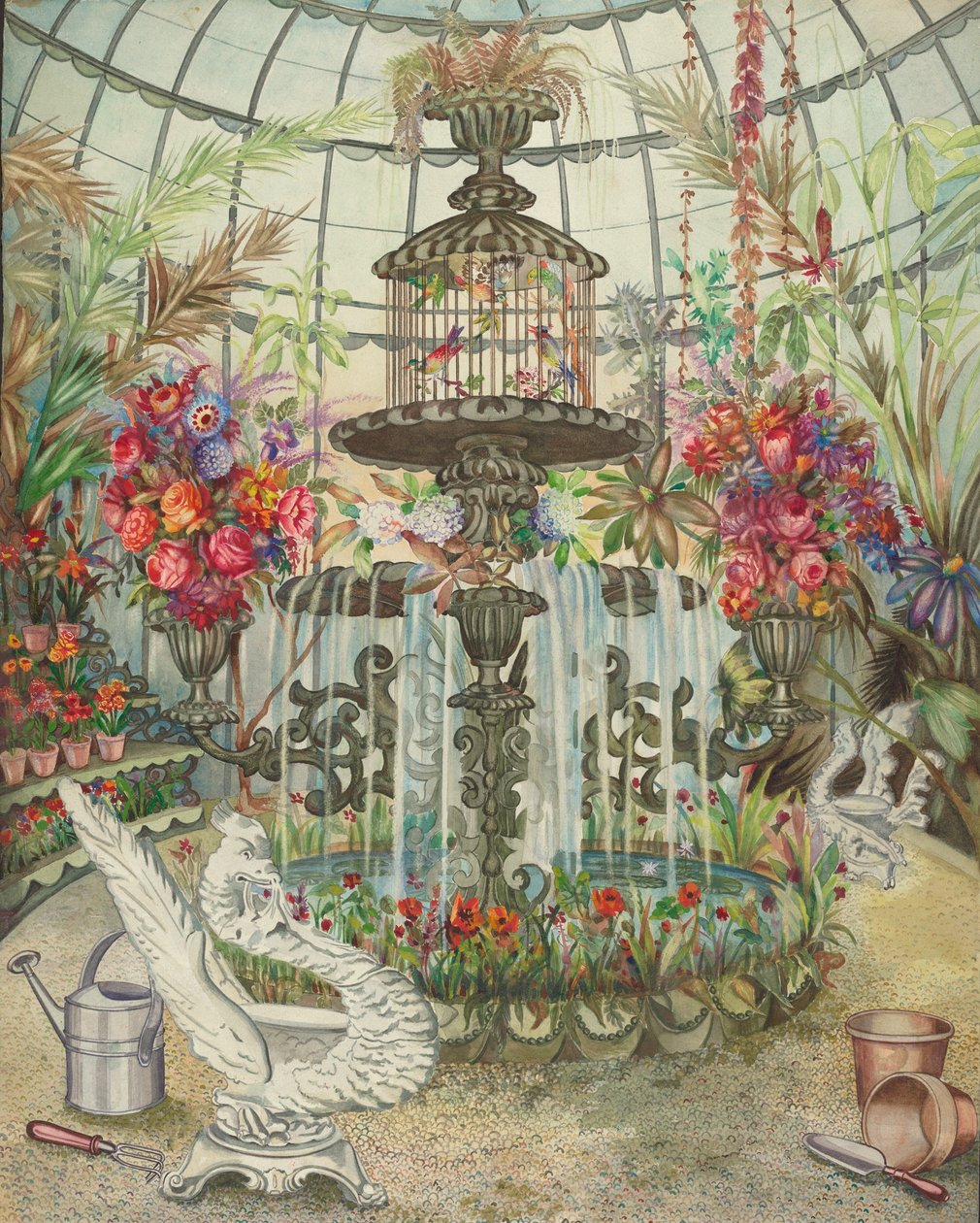 Wintergartenbrunnen von Perkins Harnly and Nicholas Zupa