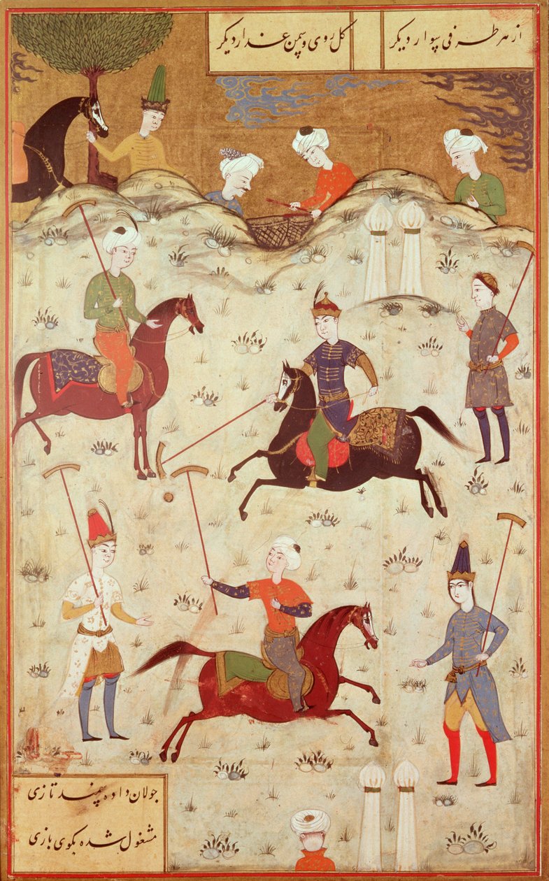 Ein Polospiel von Persian School