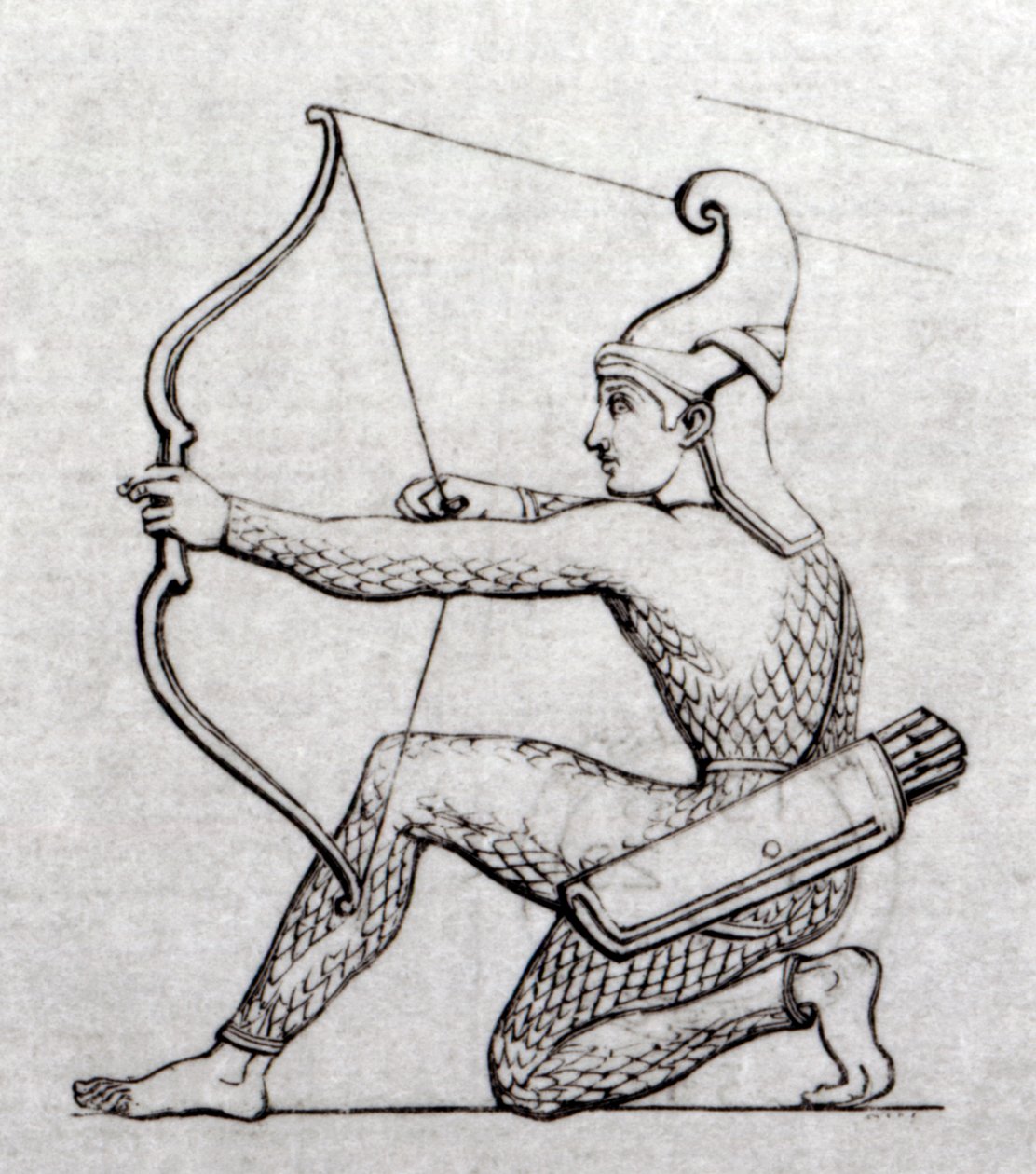 Bogenschütze von Persian School