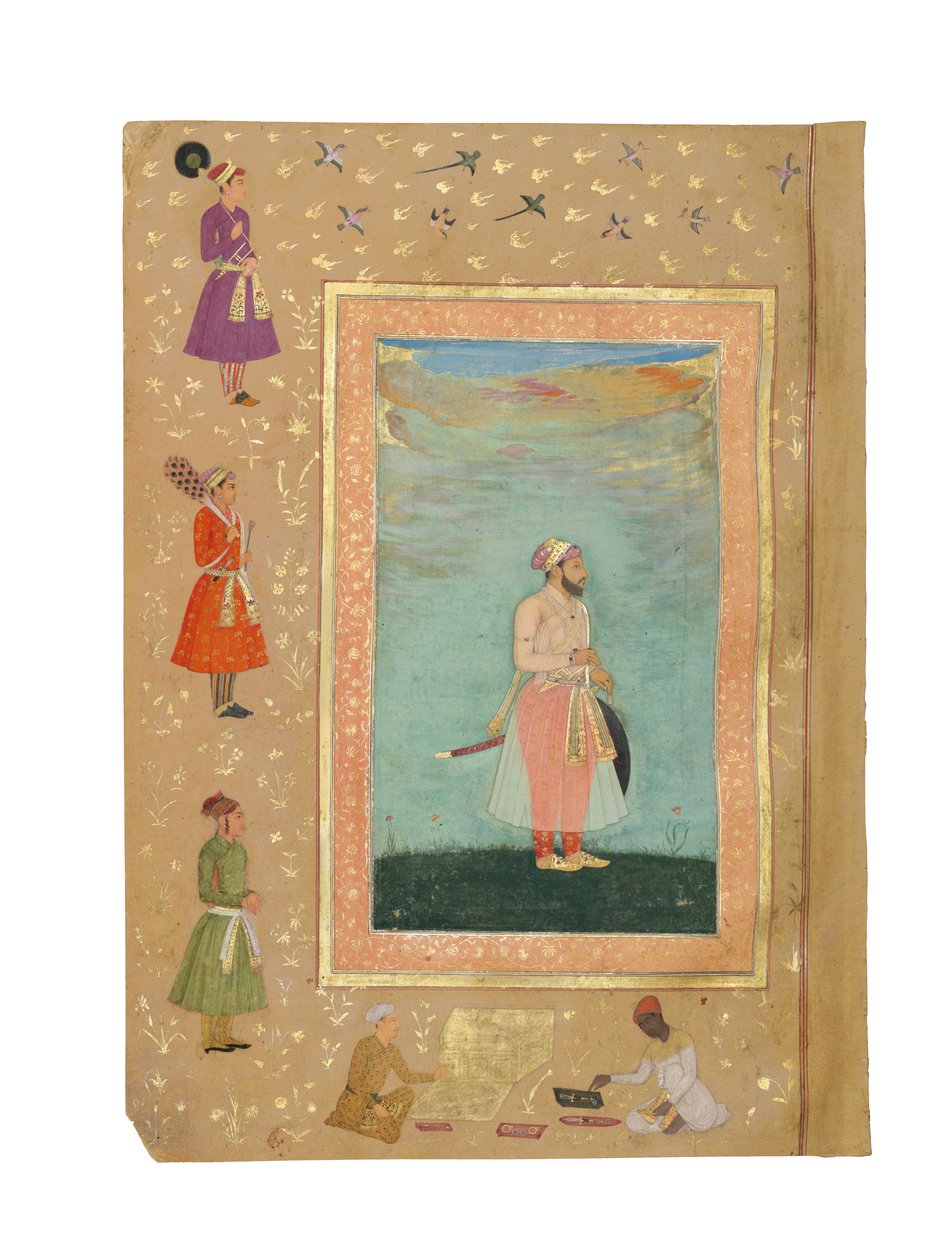 Ein Mogulprinz, wahrscheinlich Shah Shuja, ca. 1645-50 von Persian School