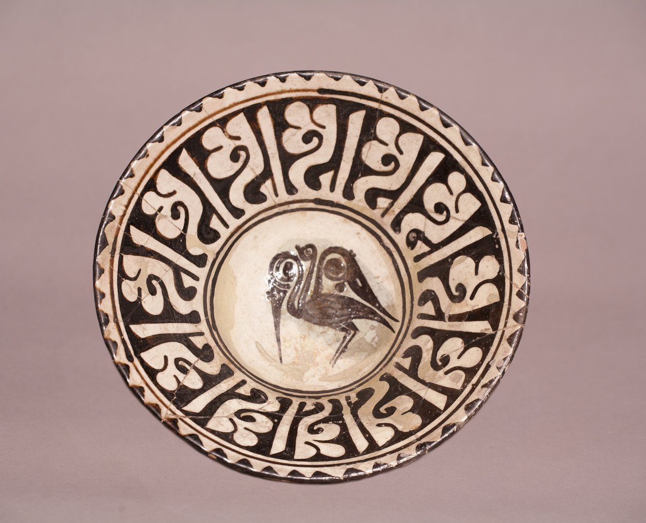 Schüssel (mit Vogelmotiv) von Persian School
