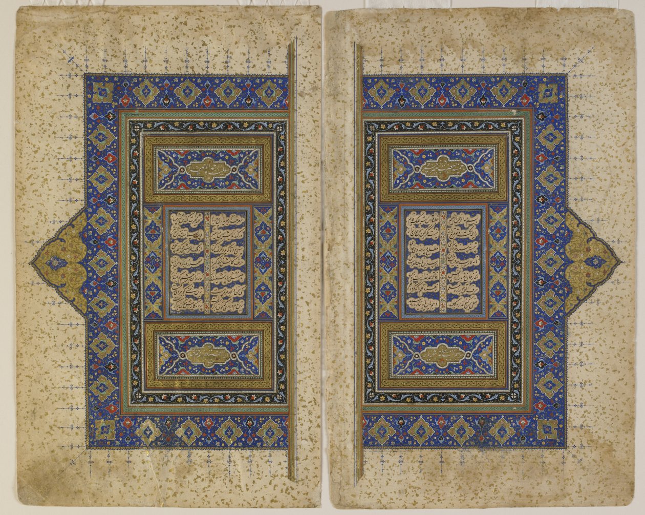Frontispiz aus einer Khamsa (Quintett) von Persian School