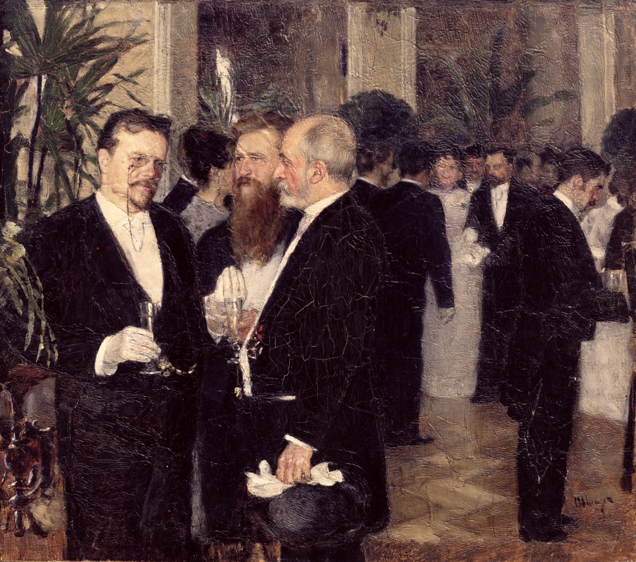Auf dem Ball, 1900 von Peter Alexandrovich Nilus