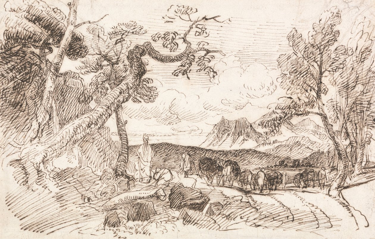 Studie für Elija von Peter de Wint