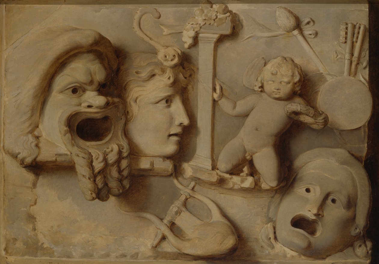 Bacchanalisches Relief von Peter Fendi