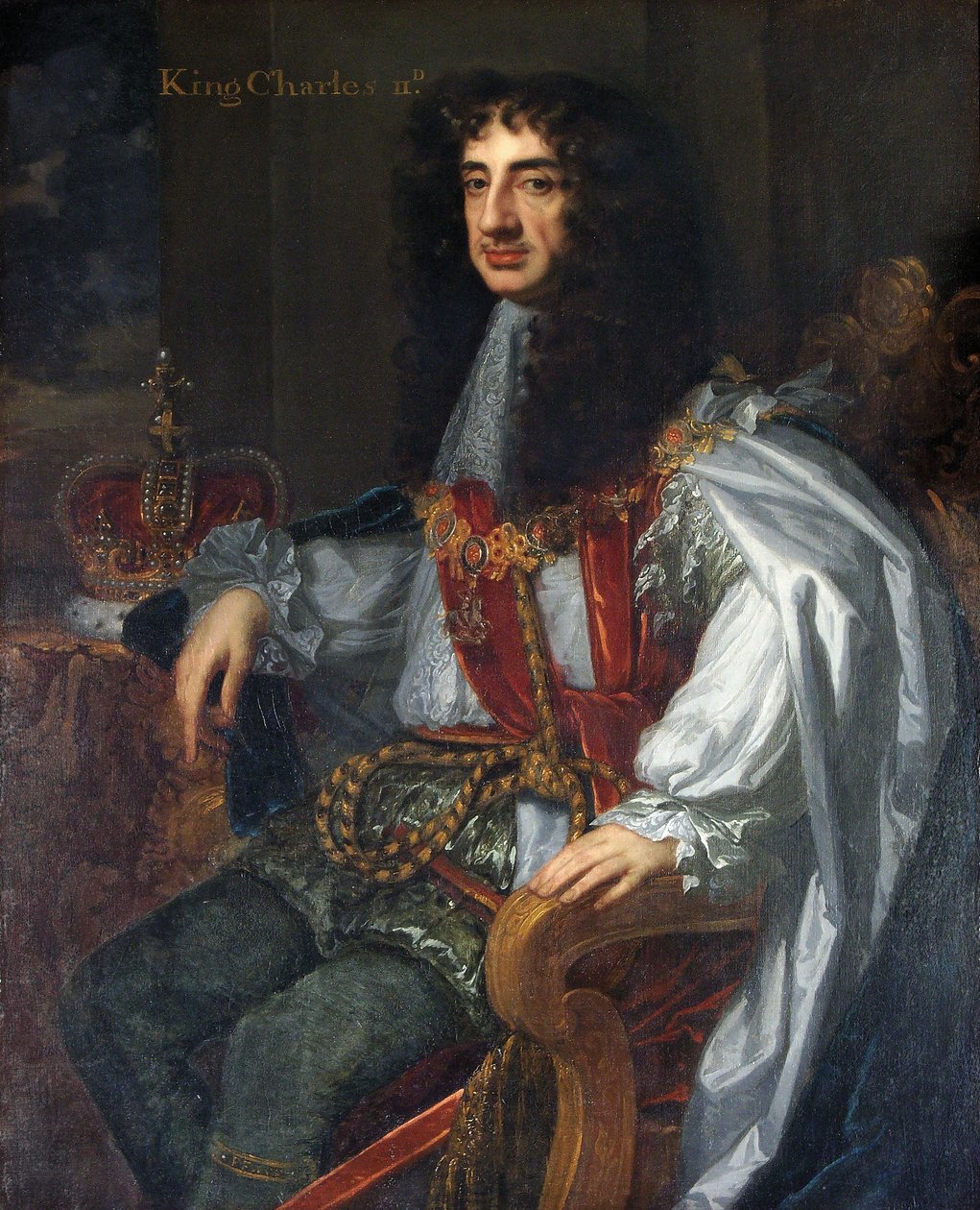 König Karl II. in Garter-Roben von Peter Lely