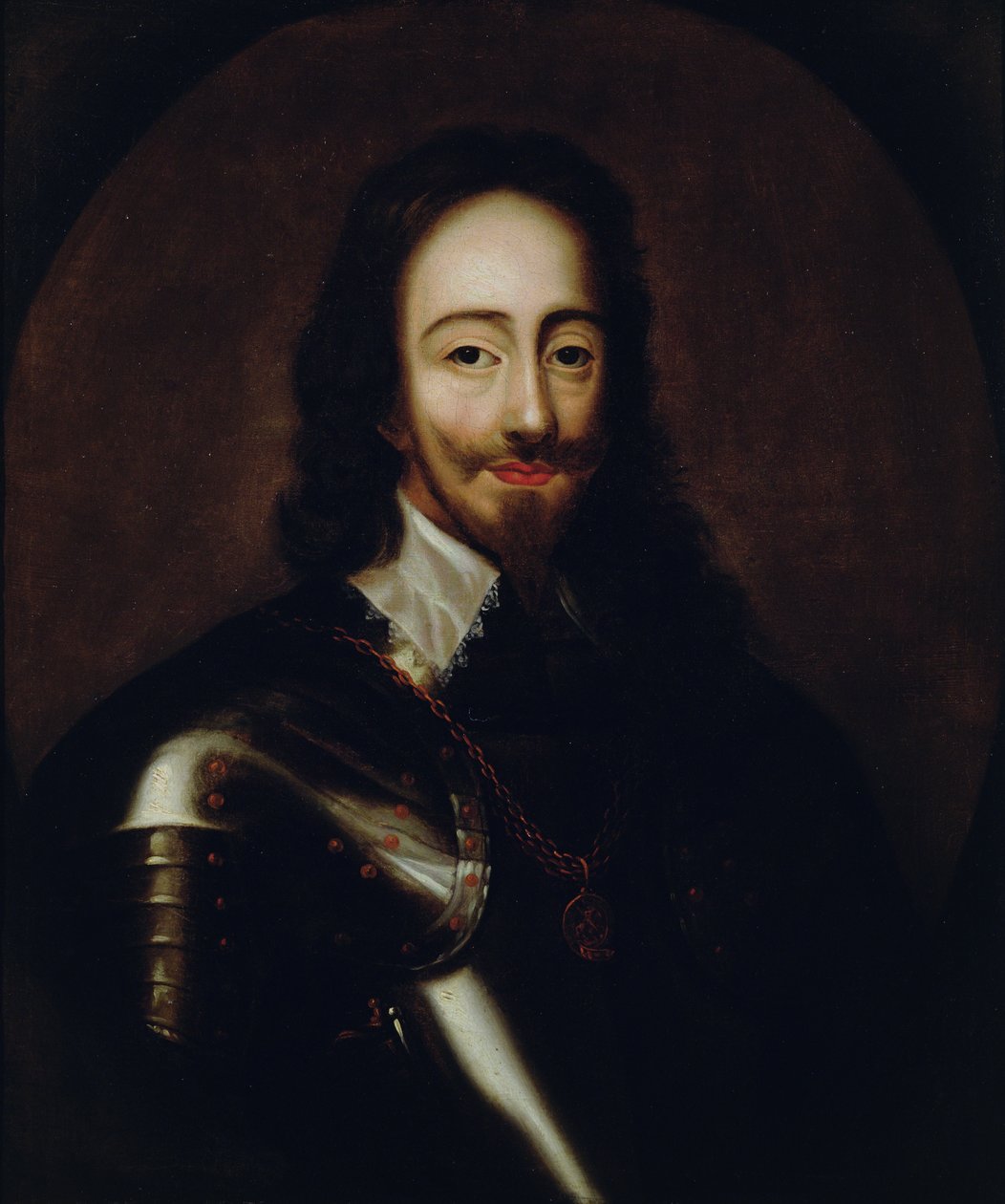 Porträt von Charles I. in Rüstung, um 1670 von Peter Lely