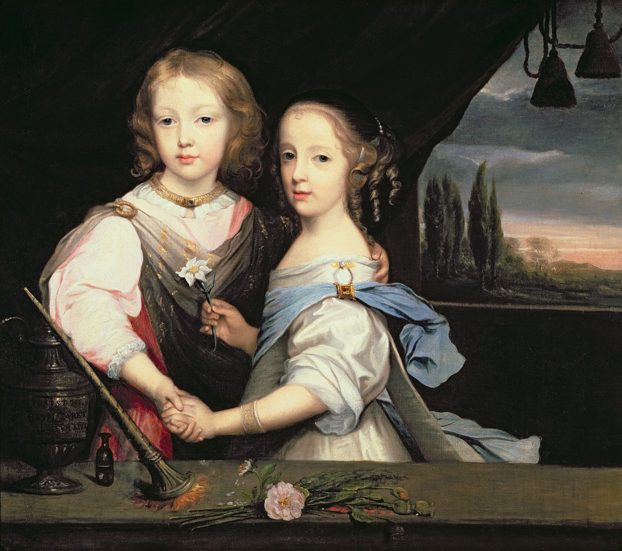 Porträt von Winston und Arabella (1648-1730) Churchill, Kinder von Sir Winston Churchill von Peter Lely