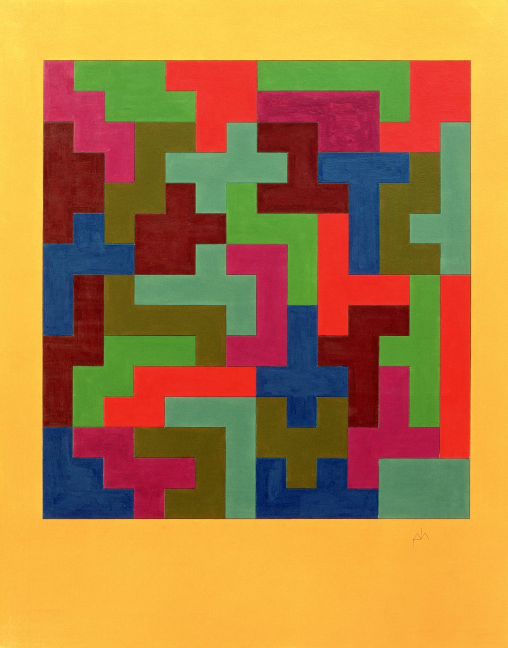 Puzzle II, 1988 von Peter McClure