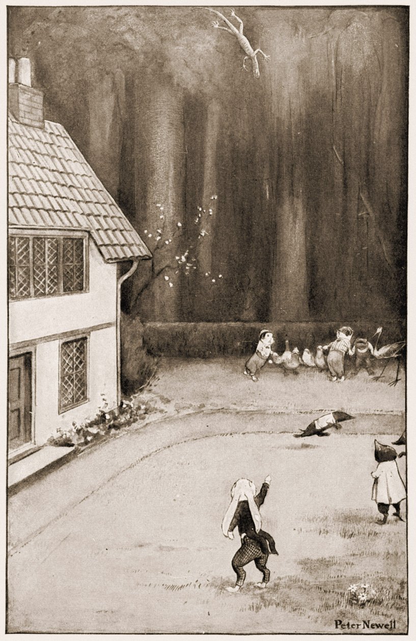Fang ihn, du am Zaun (Illustration aus 