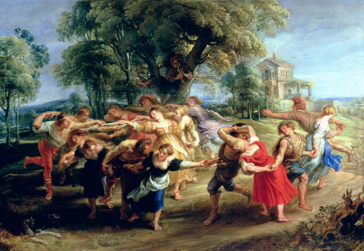 Bauerntanz, 1636-40 von Peter Paul Rubens