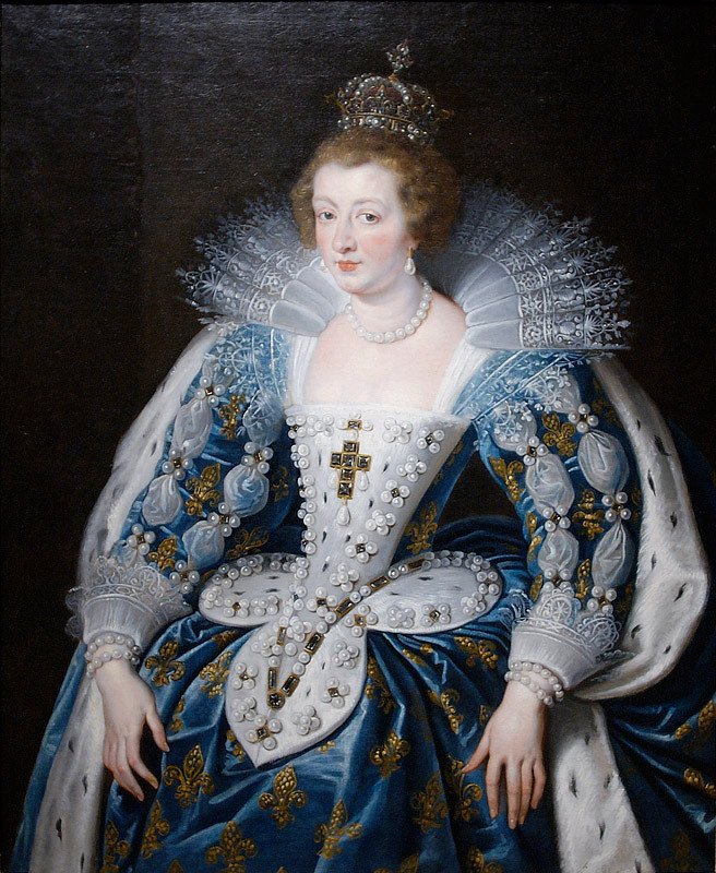Anna von Österreich von Peter Paul Rubens