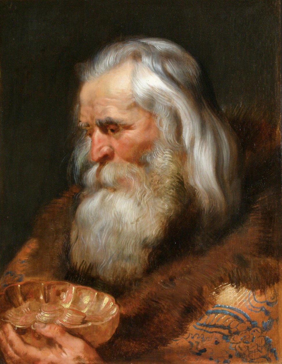 Kopf des ältesten der Heiligen Drei Könige von Peter Paul Rubens