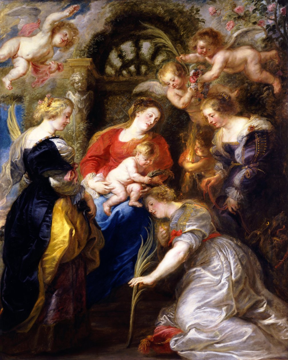 Krönung der Heiligen Katharina von Peter Paul Rubens