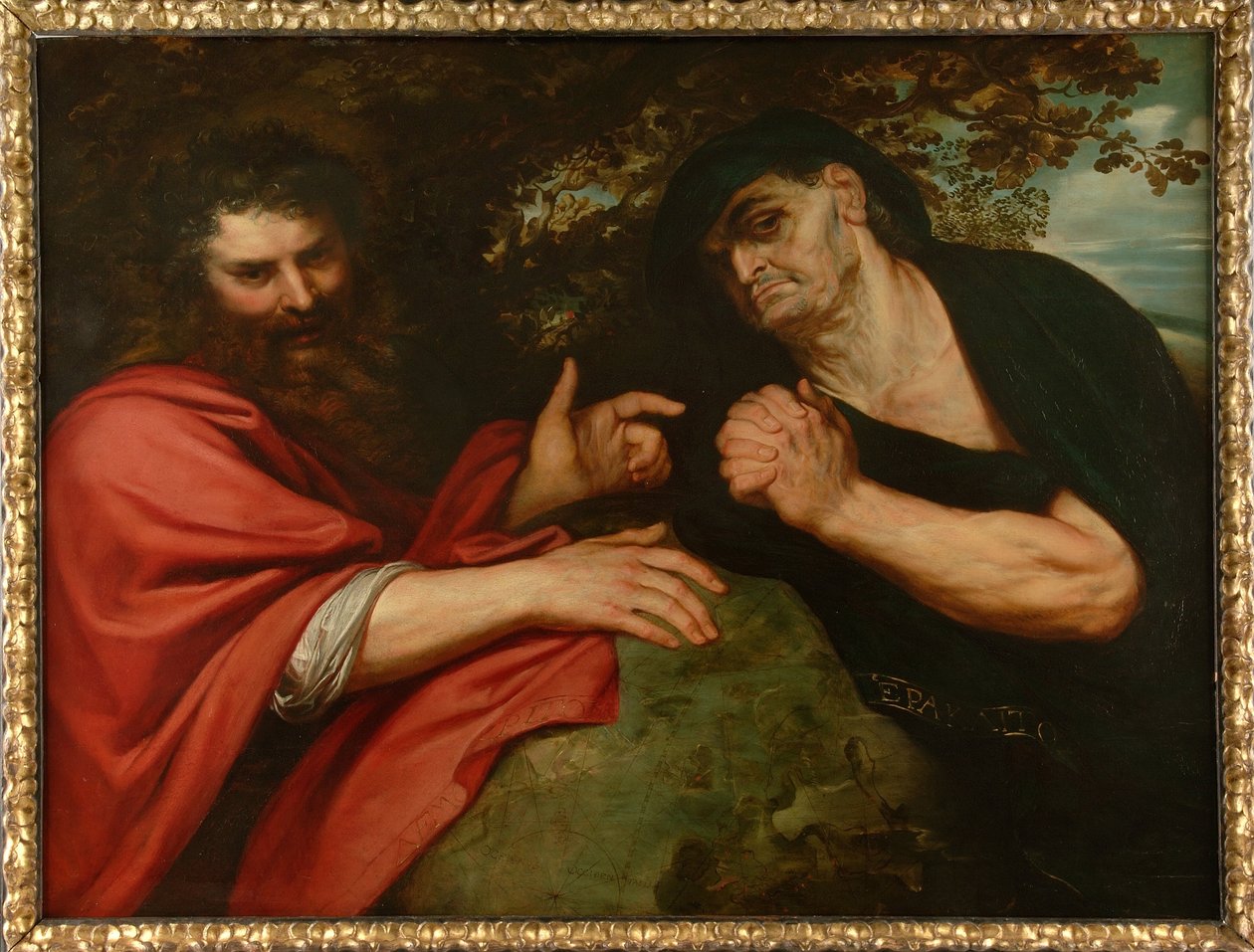 Demokrit und Heraklit von Peter Paul Rubens