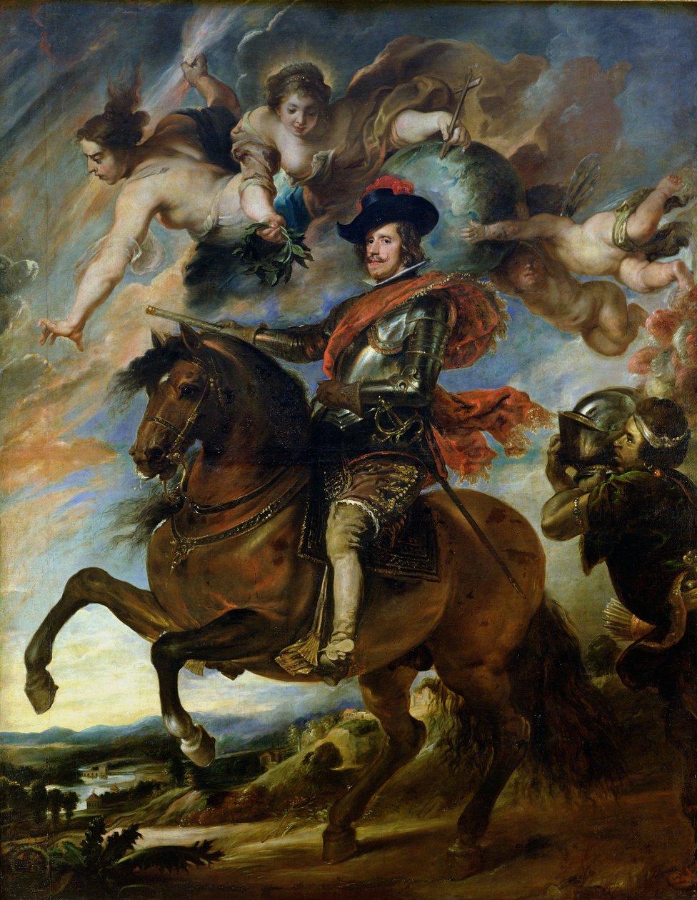 Reiterporträt von König Philipp IV. von Spanien (1605-65) um 1645 von Peter Paul Rubens