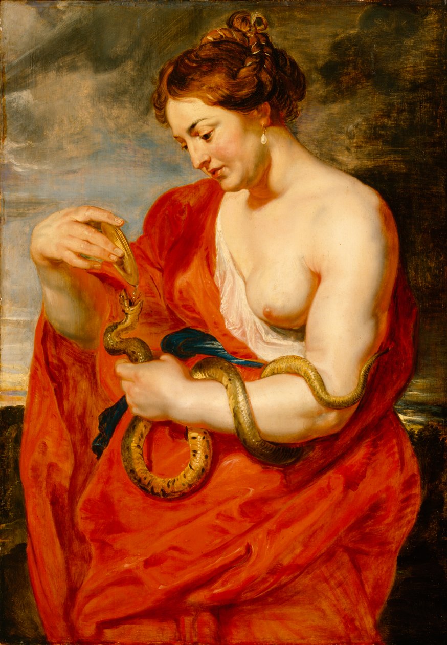 Hygeia, Göttin der Gesundheit, ca. 1615 von Peter Paul Rubens