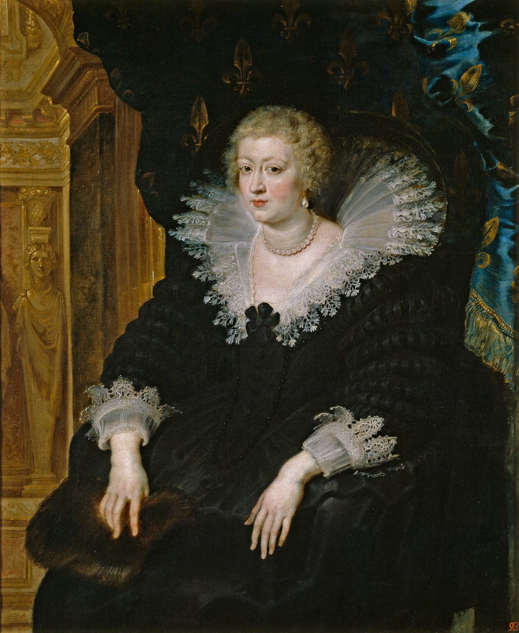 Porträt von Anna von Österreich (1601-1666) von Peter Paul Rubens