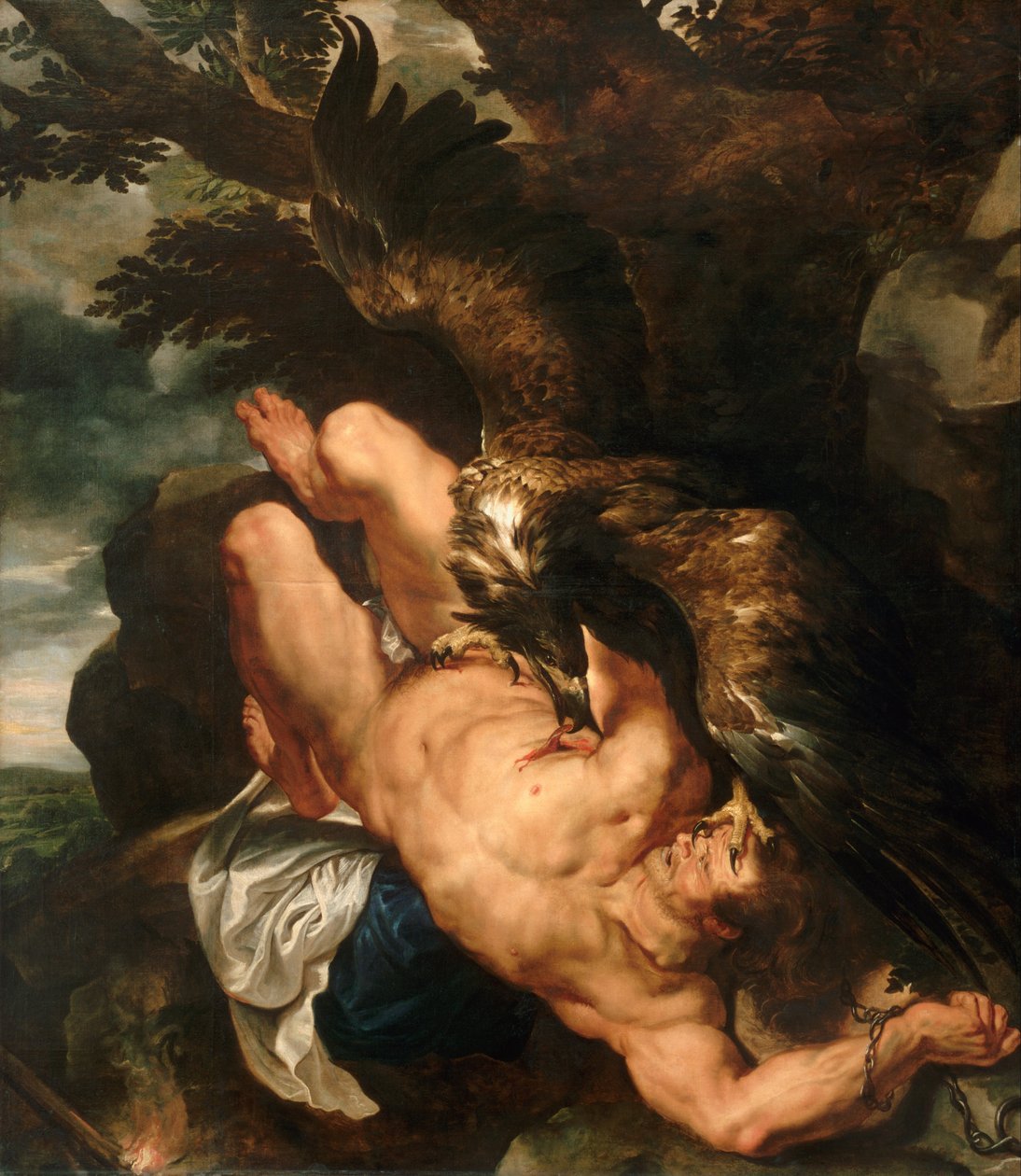 Prometheus gefesselt von Peter Paul Rubens