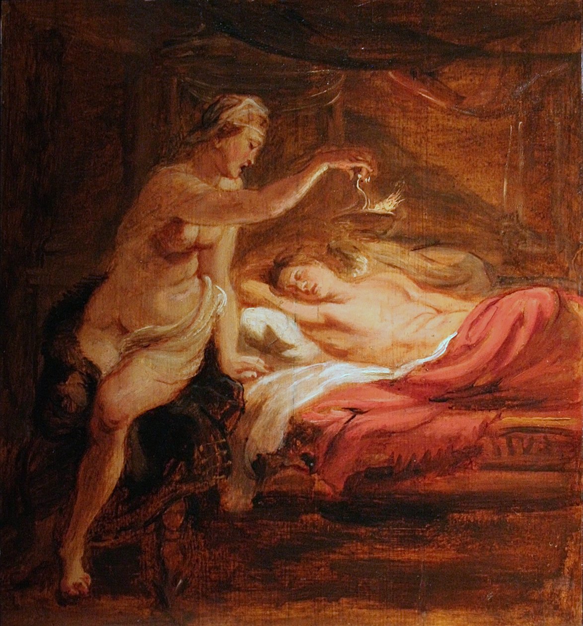 Psyche und der schlafende Amor von Peter Paul Rubens