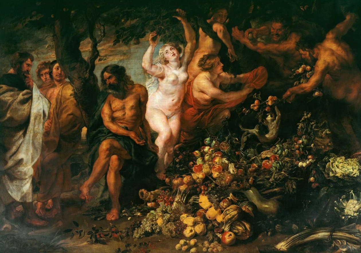 Pythagoras befürwortet Vegetarismus von Peter Paul Rubens